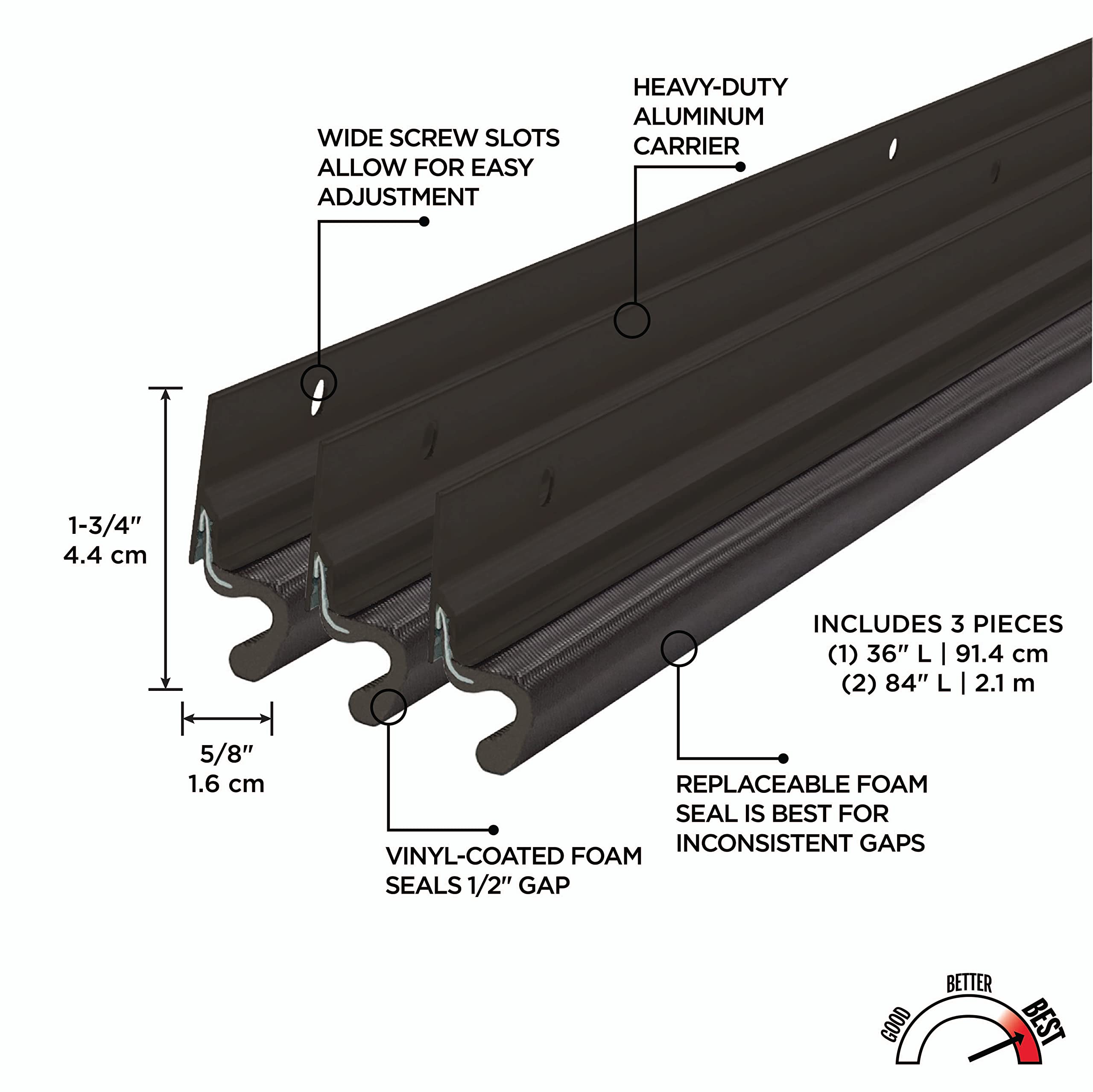 M-D Building Products 87783 Compression Weather Stripping with